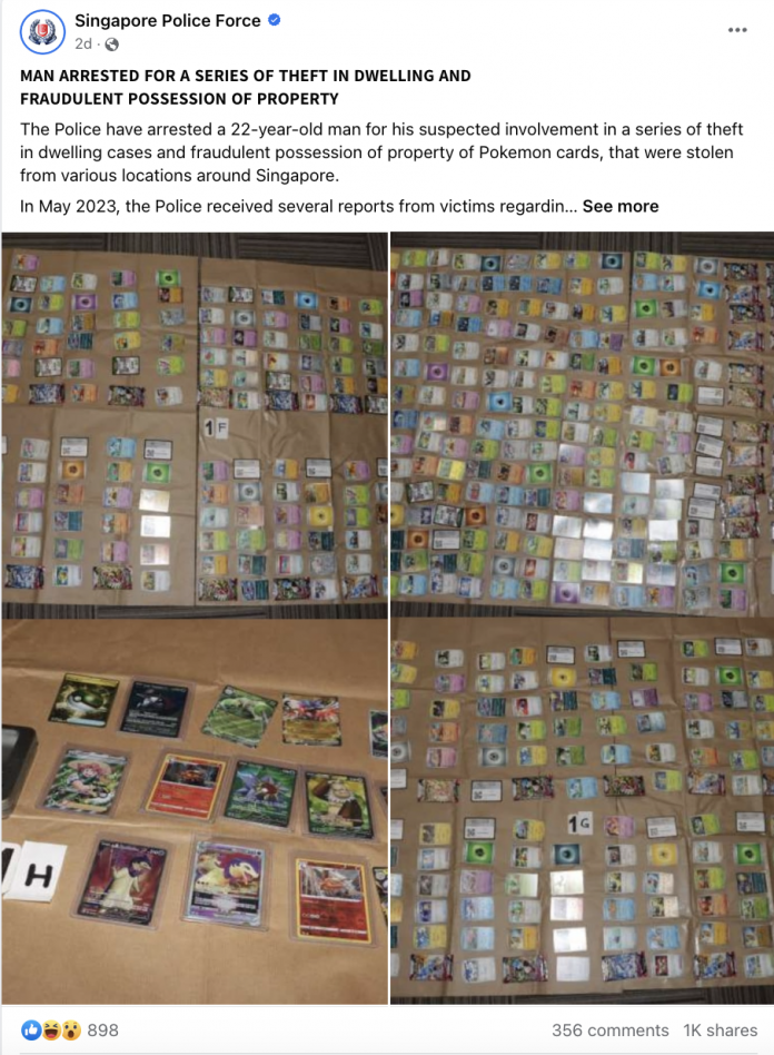 Gotta Catch Em All Man Arrested After Getting Caught With 500 Stolen