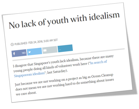 HO's letter to The Straits Times