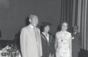 Lee Kuan Yew and daughter Lee Wei Ling in 1978 (image - AsiaOne).