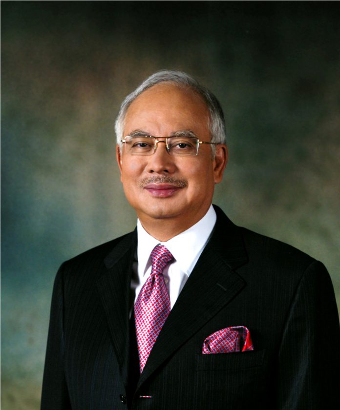 Najib Tun Razak, the current Prime Minister of Malaysia