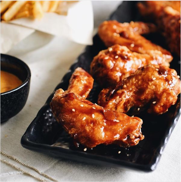 Image of chicken wings at Jinjja Chicken
