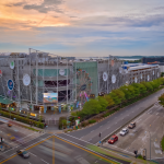 Downtown East E! Hub Aerial View