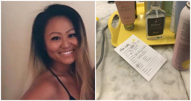 New York City hair salon employee fired for writing "chinky eyes" on Asian-American customer's receipt
