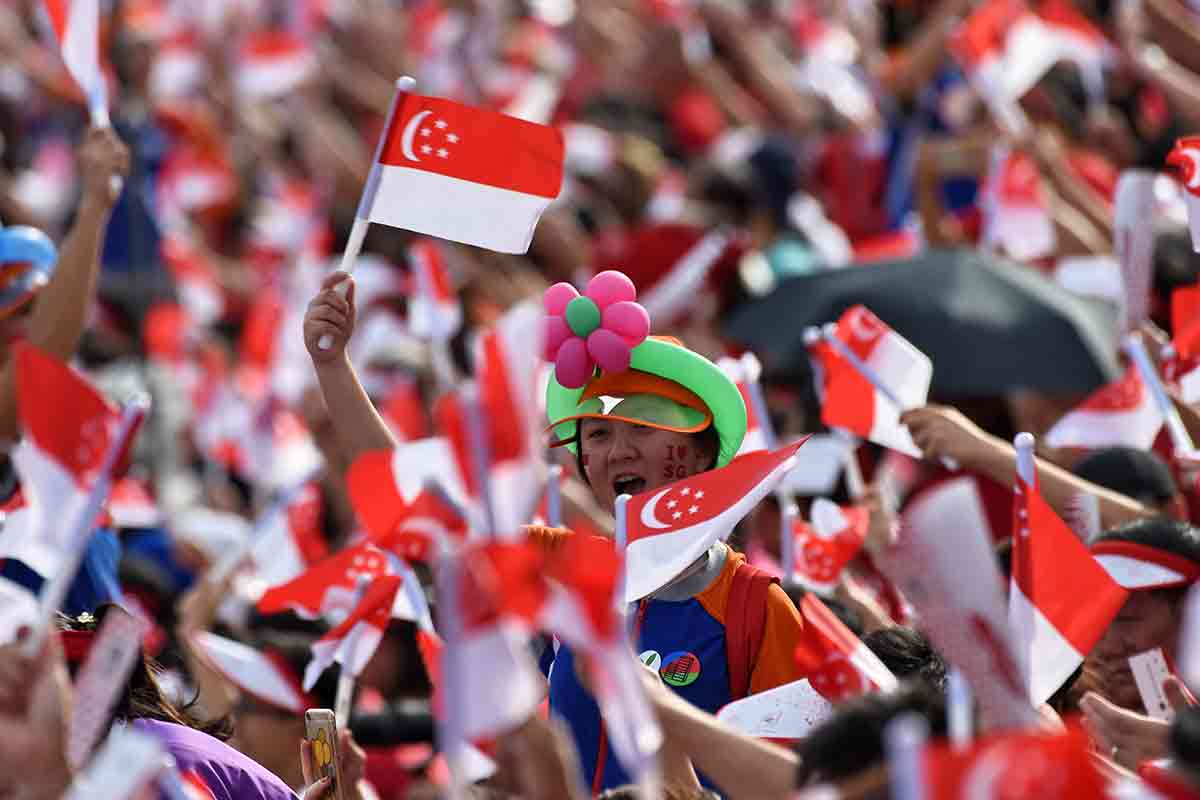 Young man arrested for allegedly burning Singapore flags in Woodlands