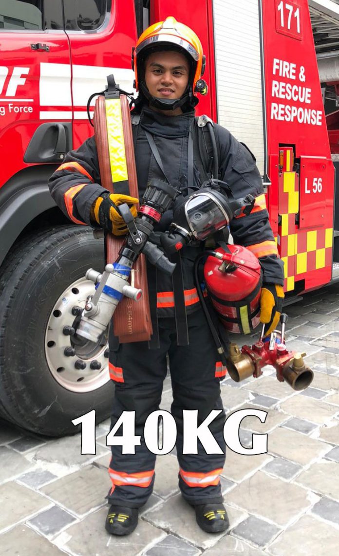 SCDF shares how heavy firefighting can be, and netizens are impressed ...