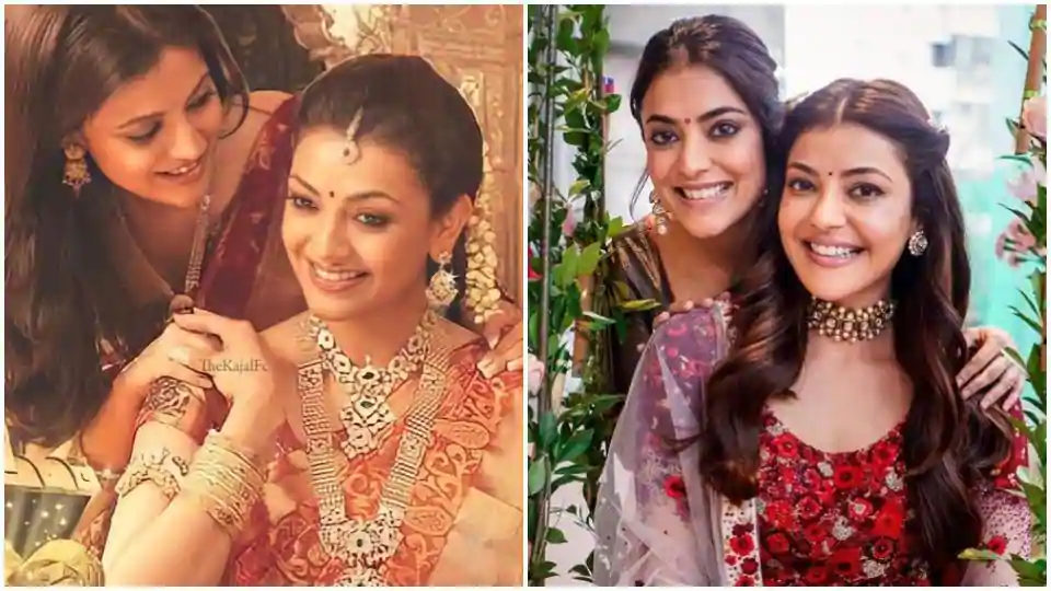 kajal-aggarwal’s-sister-nisha-shares-real-and-reel-versions-of-actor’s-wedding-pics.-see-here