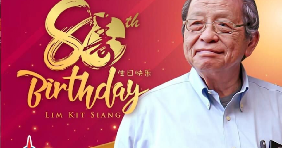 on-80th-birthday,-kit-siang-expresses-hopes-of-one-day-seeing-country-becoming-a-world-class-nation;-a-malaysia-for-malaysians