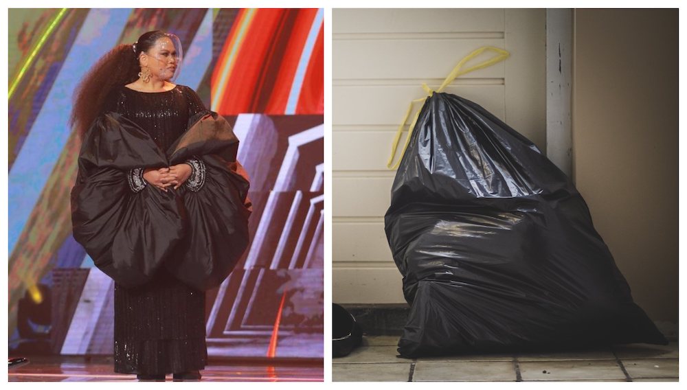 malaysian-tv-host-sherry-alhadad’s-ajl35-dress-gets-compared-to-garbage-bags,-bean-bags