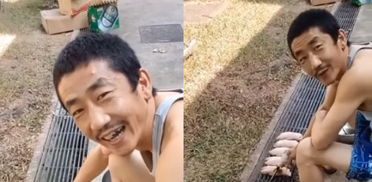 tiktok-video-of-man-cooking-pork-trotters-with-kitchen-blow-torch-over-hdb-drain-grill-shocks-viewers