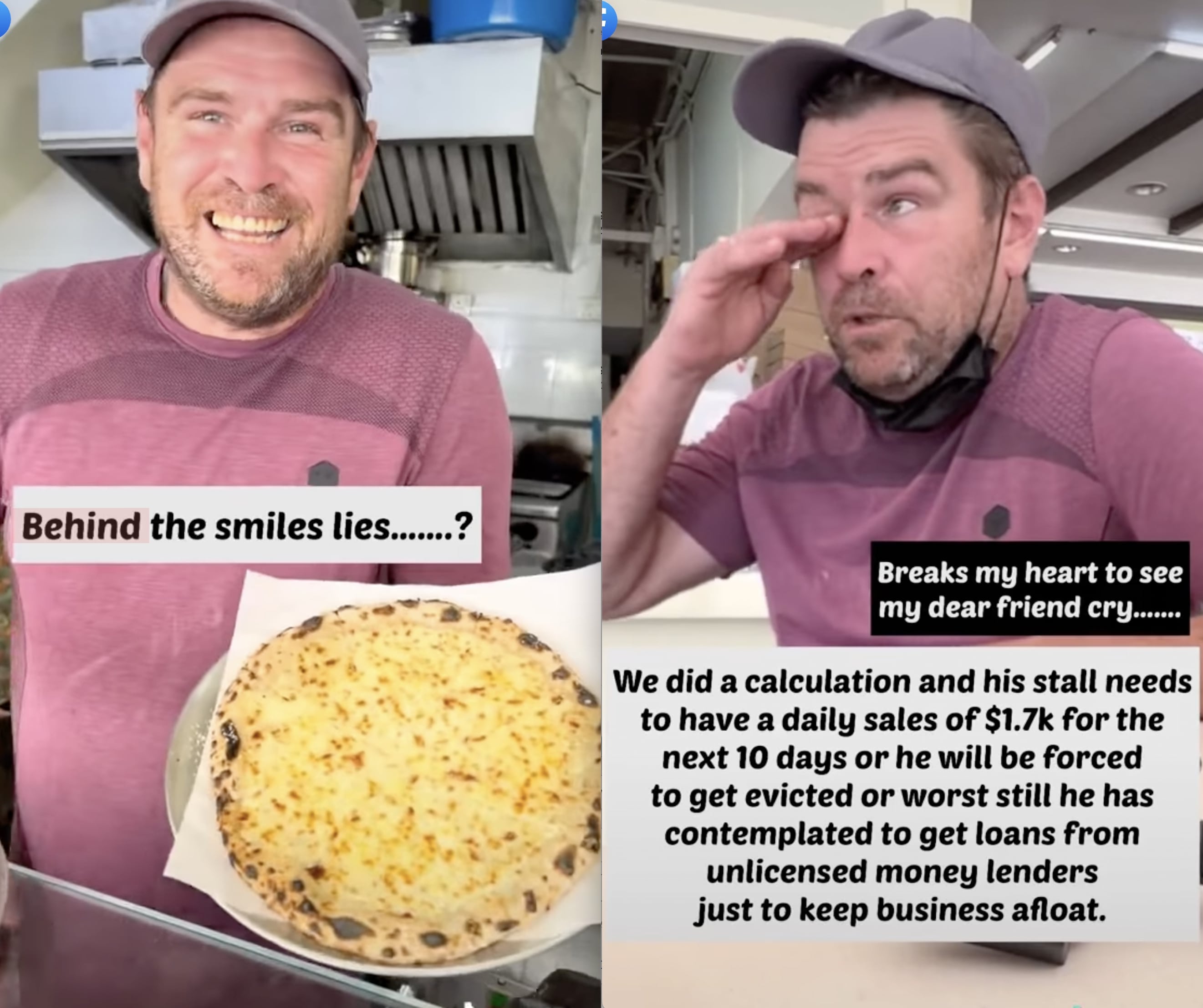 Video of tearful Muslim hawker goes viral, customers flock to support Halal stall