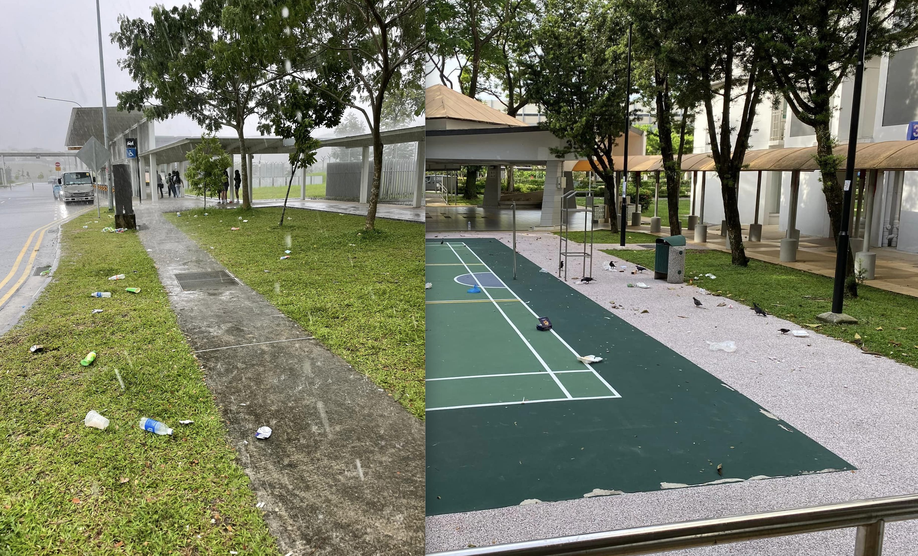 Multiple cases of littering: Netizens criticize at 3rd world behaviour in Singapore, expressed pity for cleaners