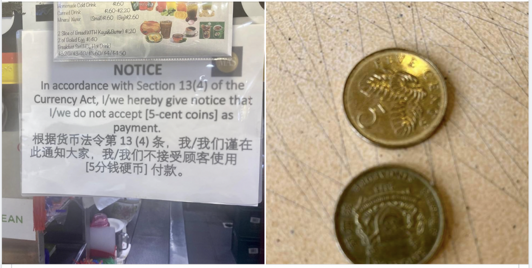 Man Unable to Pay for Coffee with 5 Cent Coins Due to Currency Act Restrictions; Sparks Debate