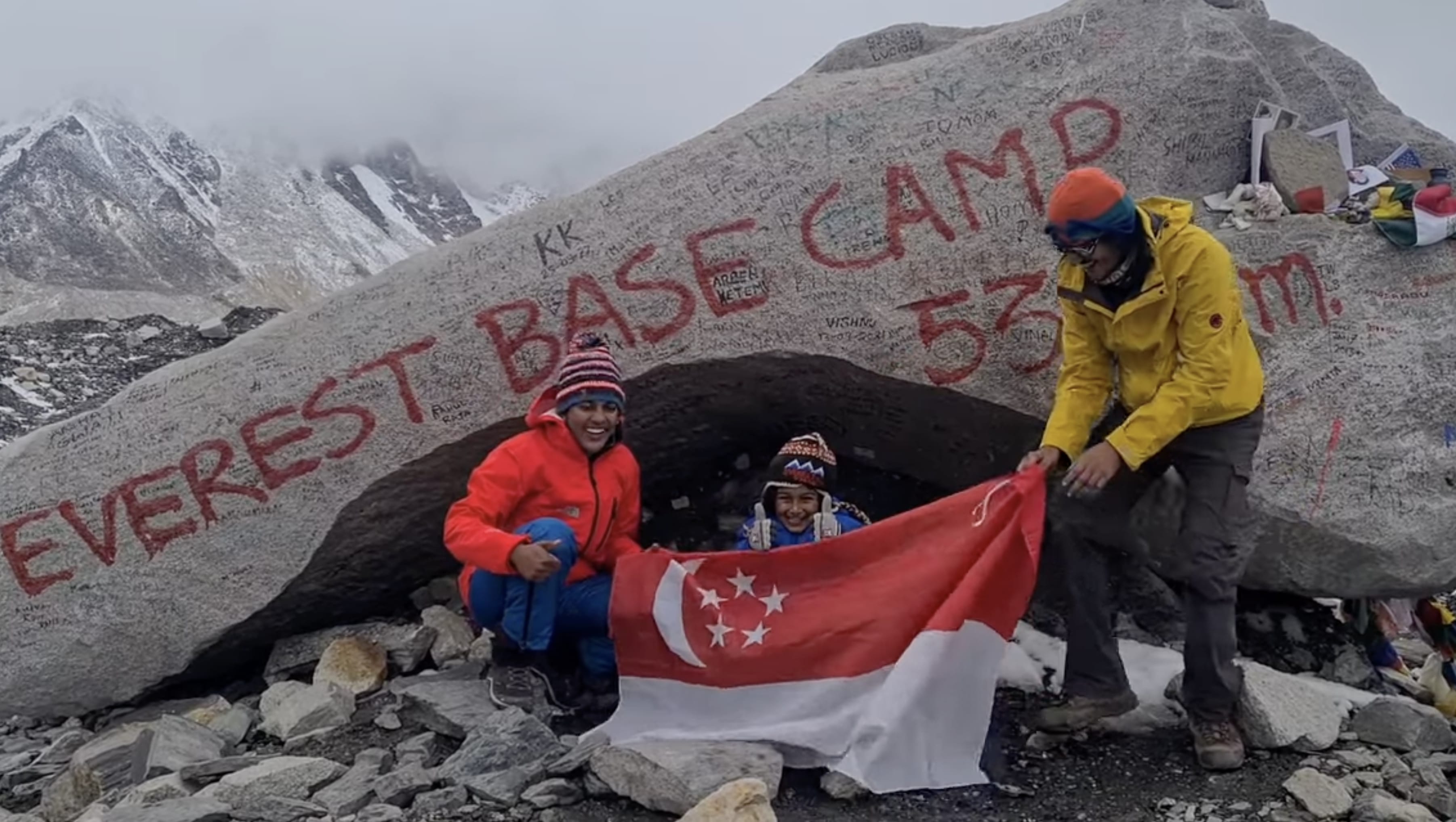 6yo boy the youngest Singaporean to reach Mt Everest base camp