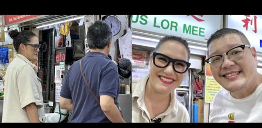 Yuan Chun Famous Lor Mee at Amoy Street Hawker Centre Attracts International Celebrity Chef Marion Grasby