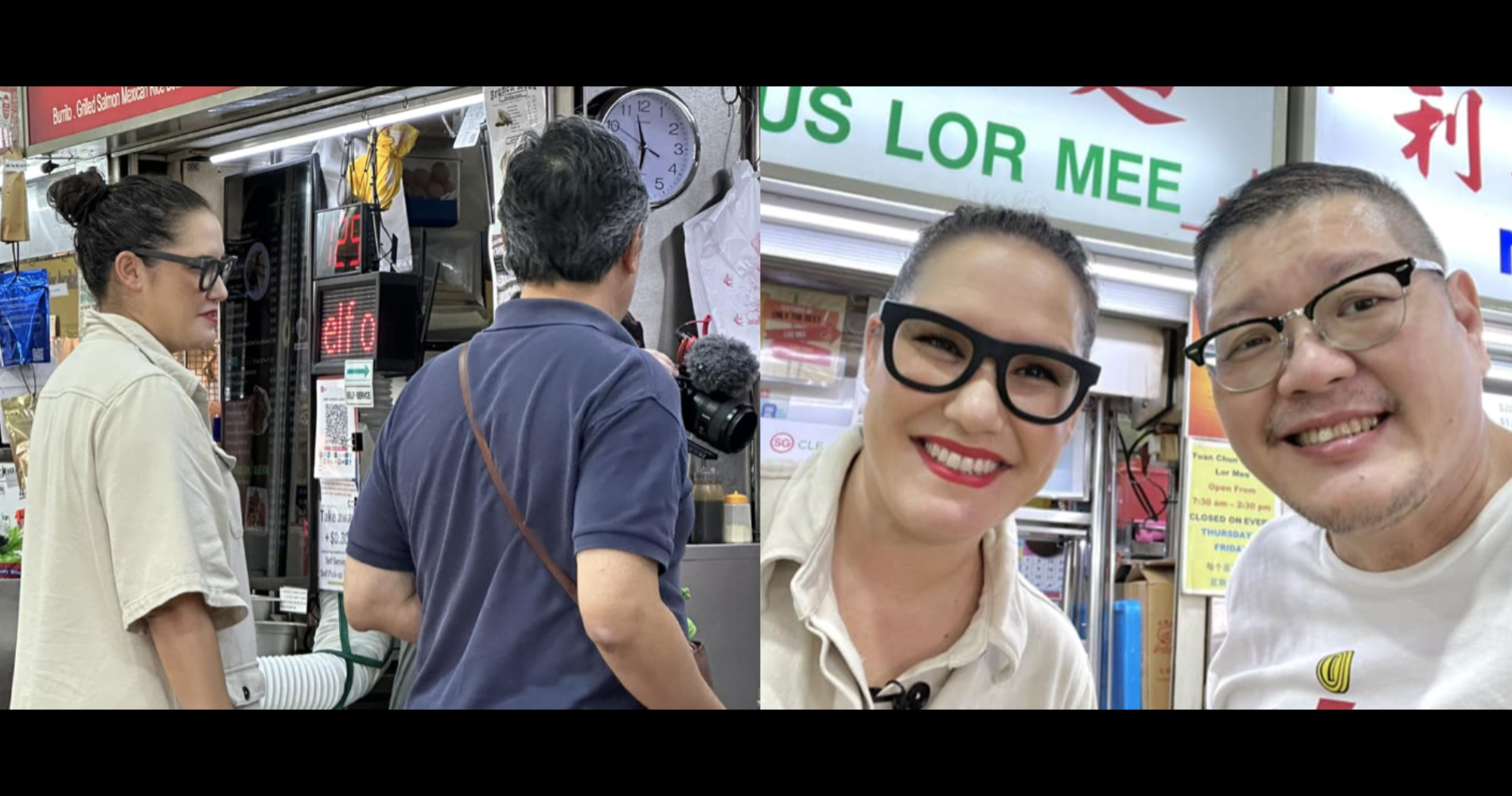 Yuan Chun Famous Lor Mee at Amoy Street Hawker Centre Attracts International Celebrity Chef Marion Grasby