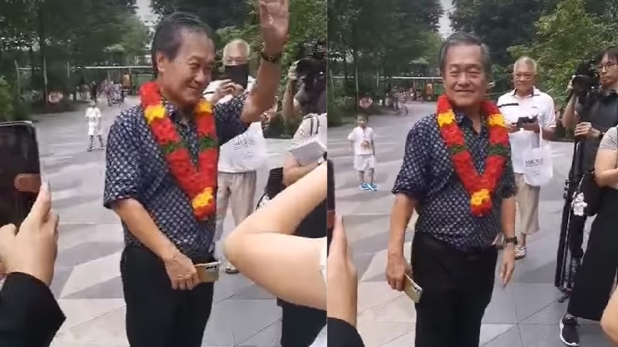 Internet Brigade tactics? — Video of Tan Kin Lian being garlanded gets flagged for inappropriate content on Facebook