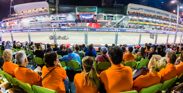 Singapore F1 Pit Grandstand