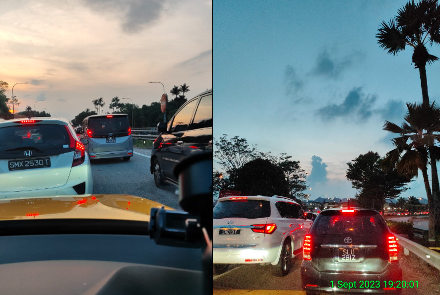 JB traffic jam on Sept 1