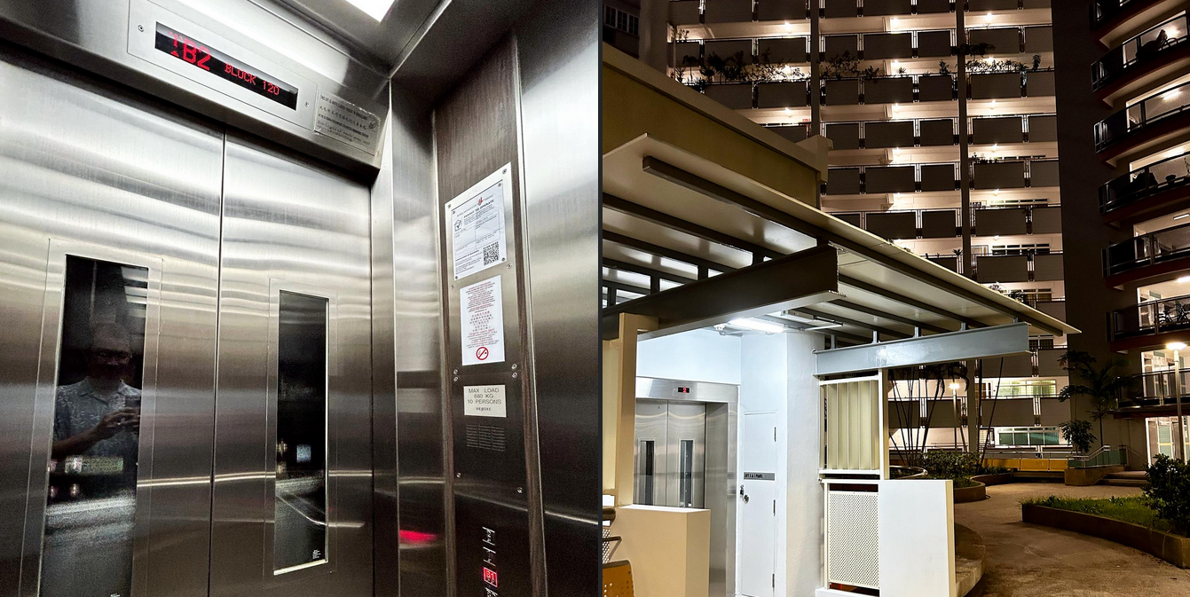 Lifts at Rivervale Drive HDBs, scheduled for completion in 2021, finally in operation