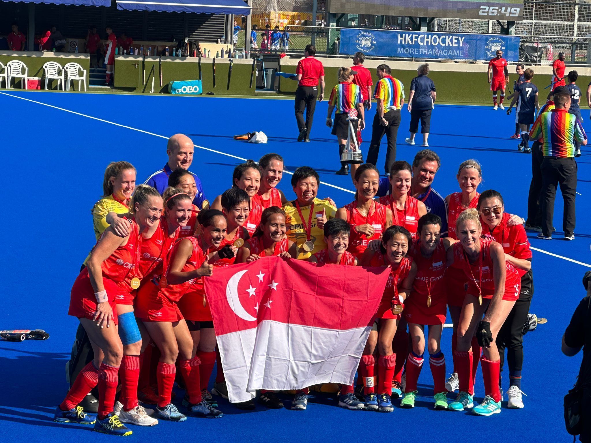 UK site lauds SG women’s over-40s hockey team as ‘history makers’ after win at Asian Continental Cup