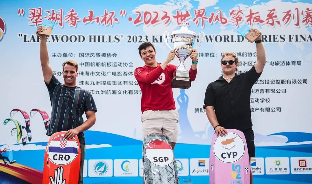 Max Maeder wins 2023 Kitefoil World Series