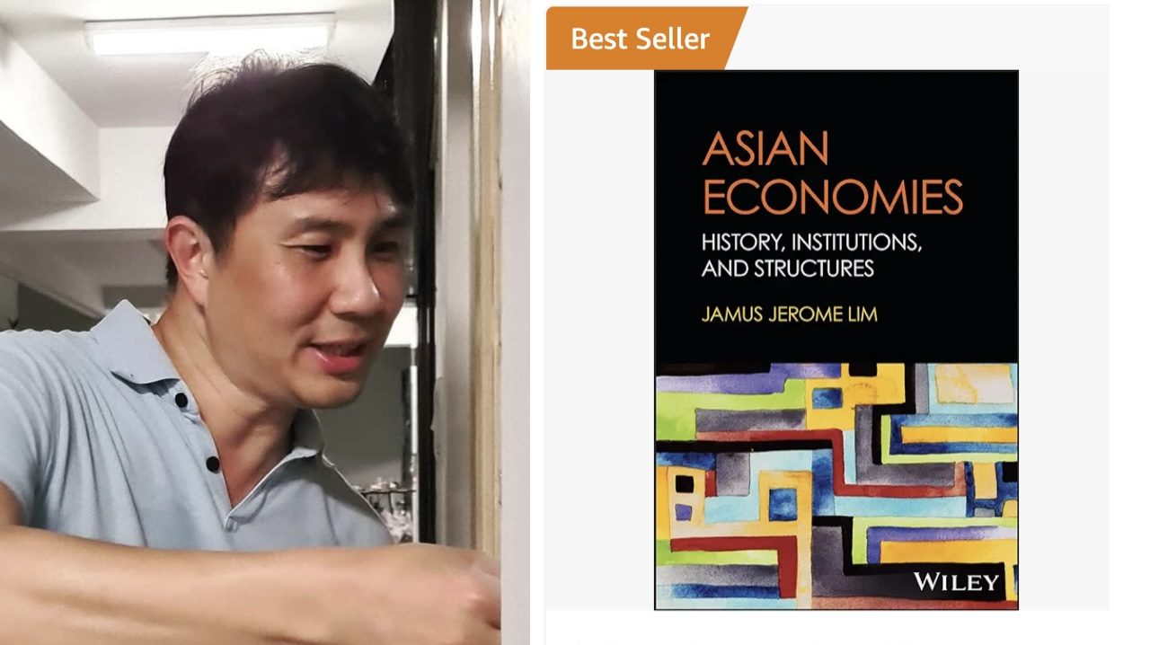 Jamus Lim's new book on economics is an Amazon bestseller! Singapore News