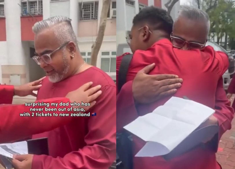 Hari Raya surprise! — Son made his dad's lifelong dream come true with 2 SIA tickets to New Zealand