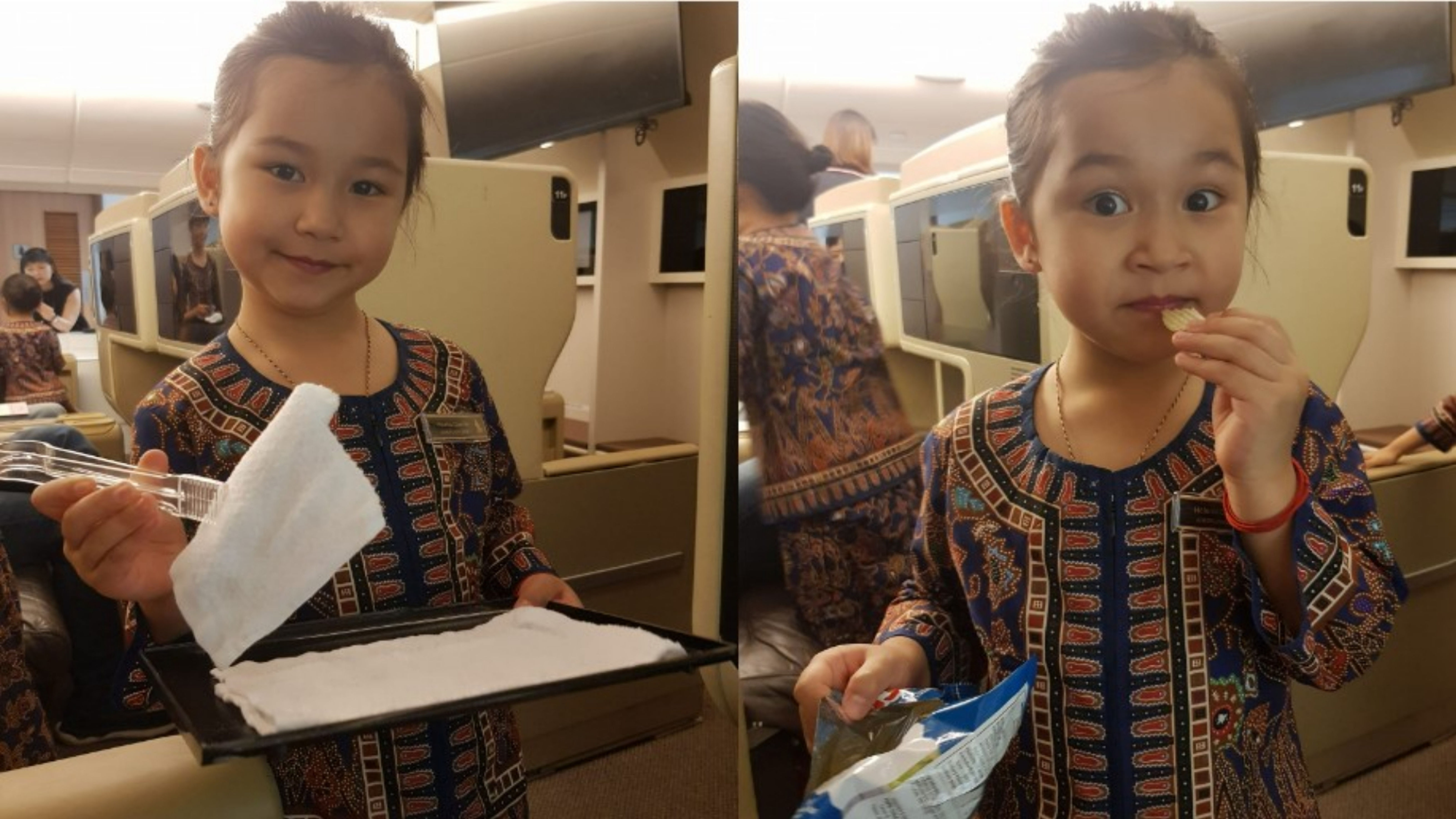 "Too adorable!" — Tiny SIA "stewardess" wins praise online