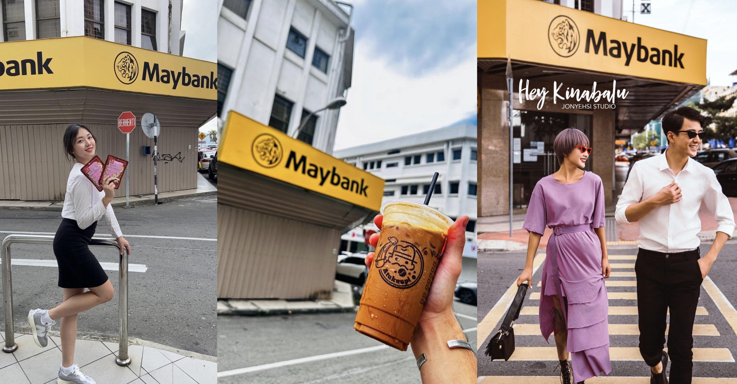 Maybank KK atrae a turistas chinos y coreanos debido a su «ambiente urbano elegante» y su llamativo logotipo amarillo » Singapore News