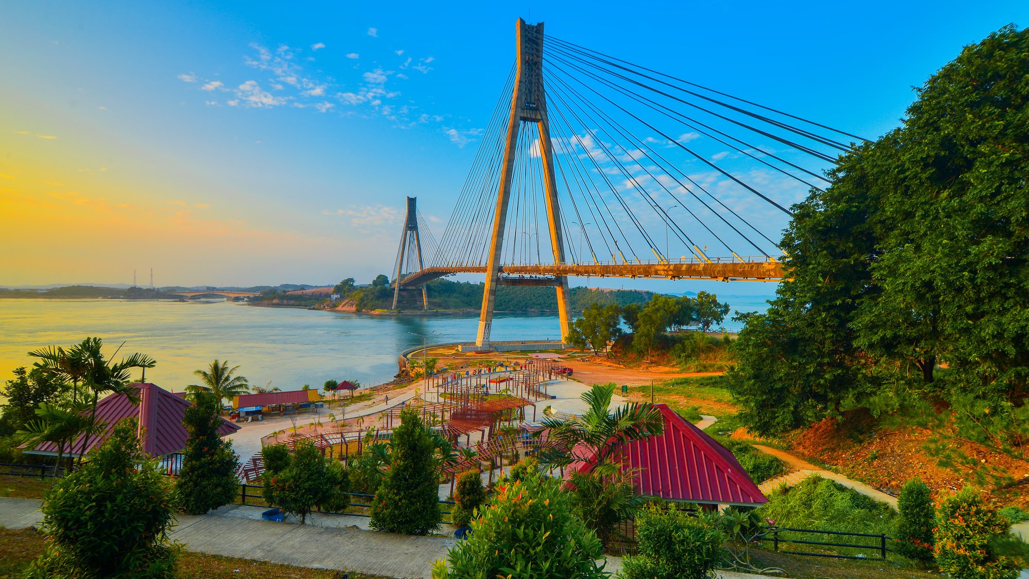 Sunrise at Barelang Bridge, Batam Island, Indonesia