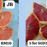 “One fresh, one rotting!” — ‘Ah Kau’ laments that grapefruit is “cheaper and more fresh lehhh” in JB than in SG