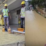 “Who will take responsibility and pay for the tons of water wastage?” — S’poreans ask after burst underground pipe flooded parts of Marine Parade