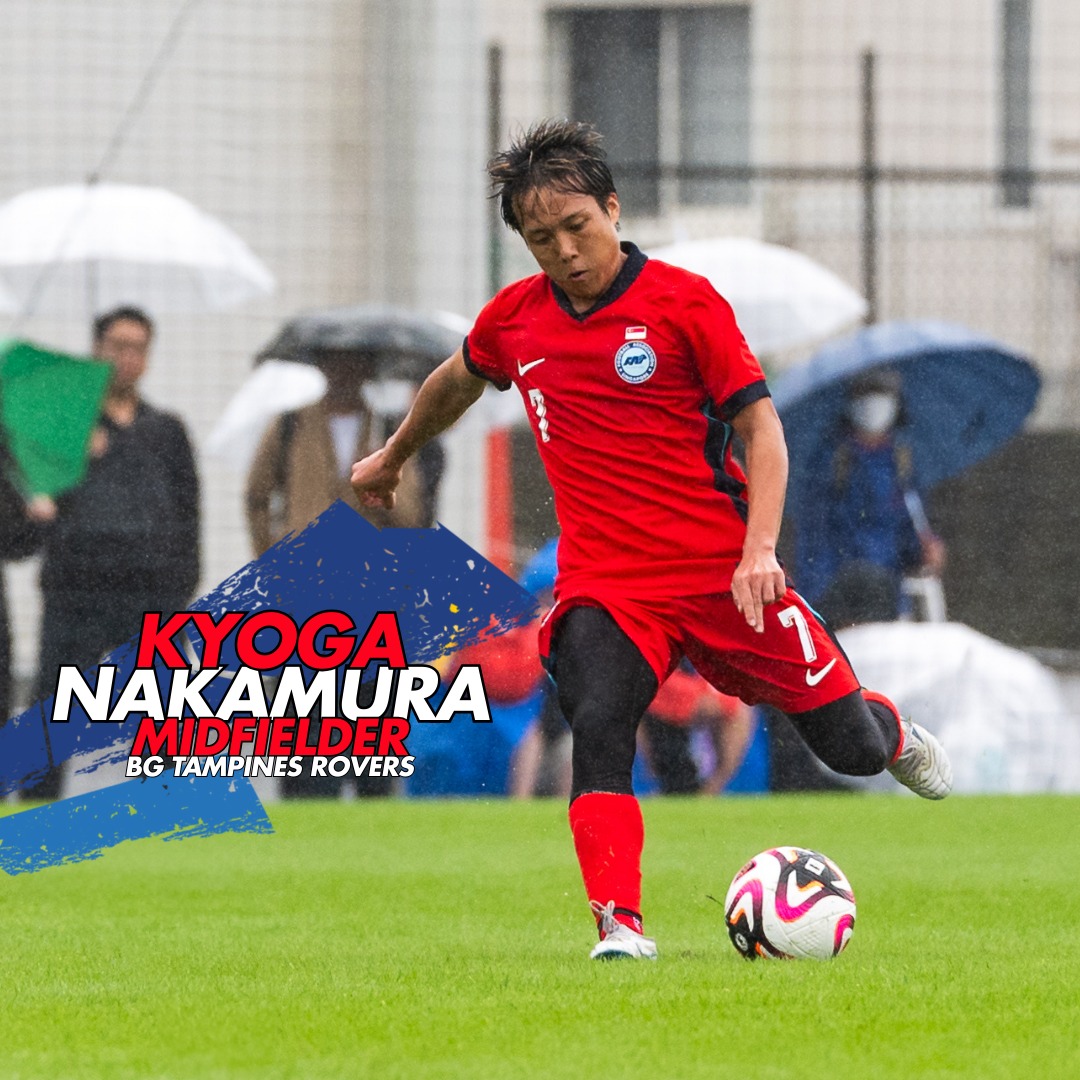 New citizen Kyoga Nakamura included in Lions squad for friendly match against Myanmar & Chinese Taipei