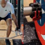 Heavy lifter: Minister Shanmugam breaks his own personal record deadlifting 65kg 102 times at Chong Pang Fitness Fiesta