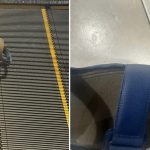 Man calls mall’s attention after his shoe gets stuck in escalator