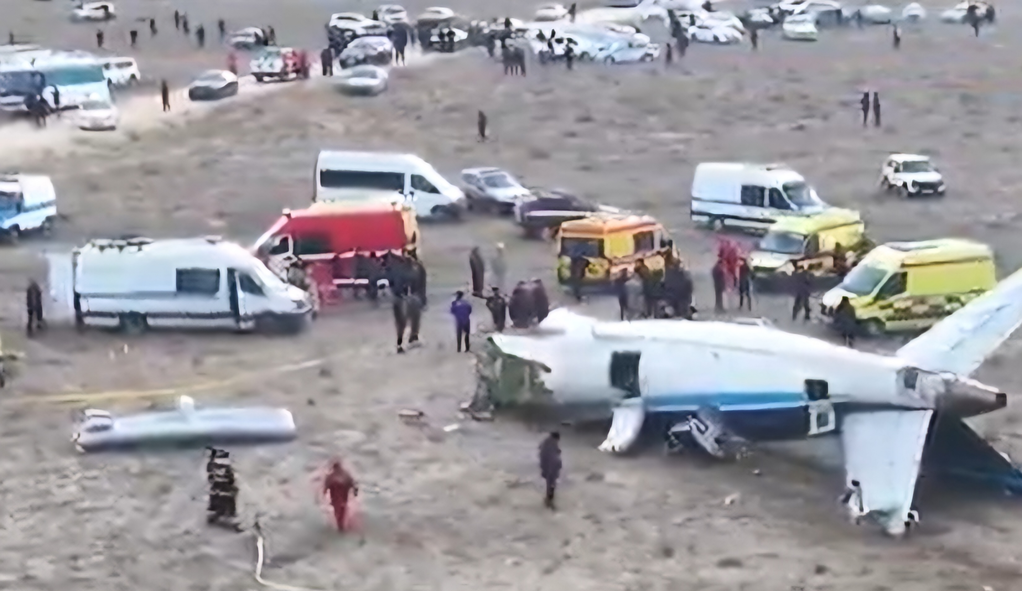 Azerbaijan Airlines plane crashes in Kazakhstan, killing 38 and injuring many