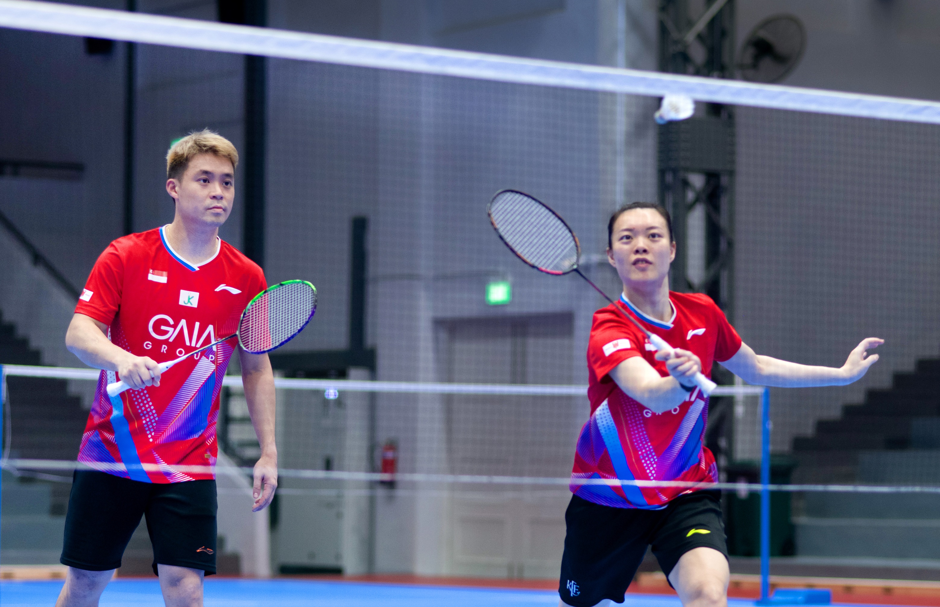 A promising start for new mixed doubles pair Terry Hee and Jin Yujia at Guwahati Masters