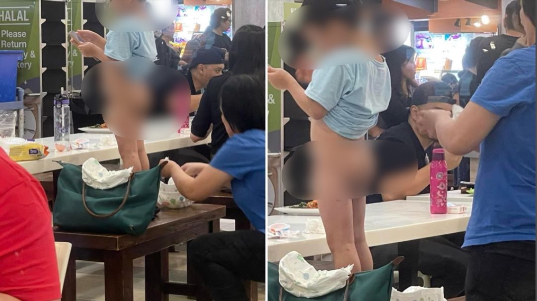Singaporeans disgusted after woman changes her child's diaper while the smell from it spread in VivoCity food court