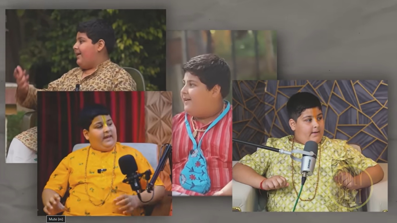 Abhinav Arora, the 10-year-old Indian spiritual influencer