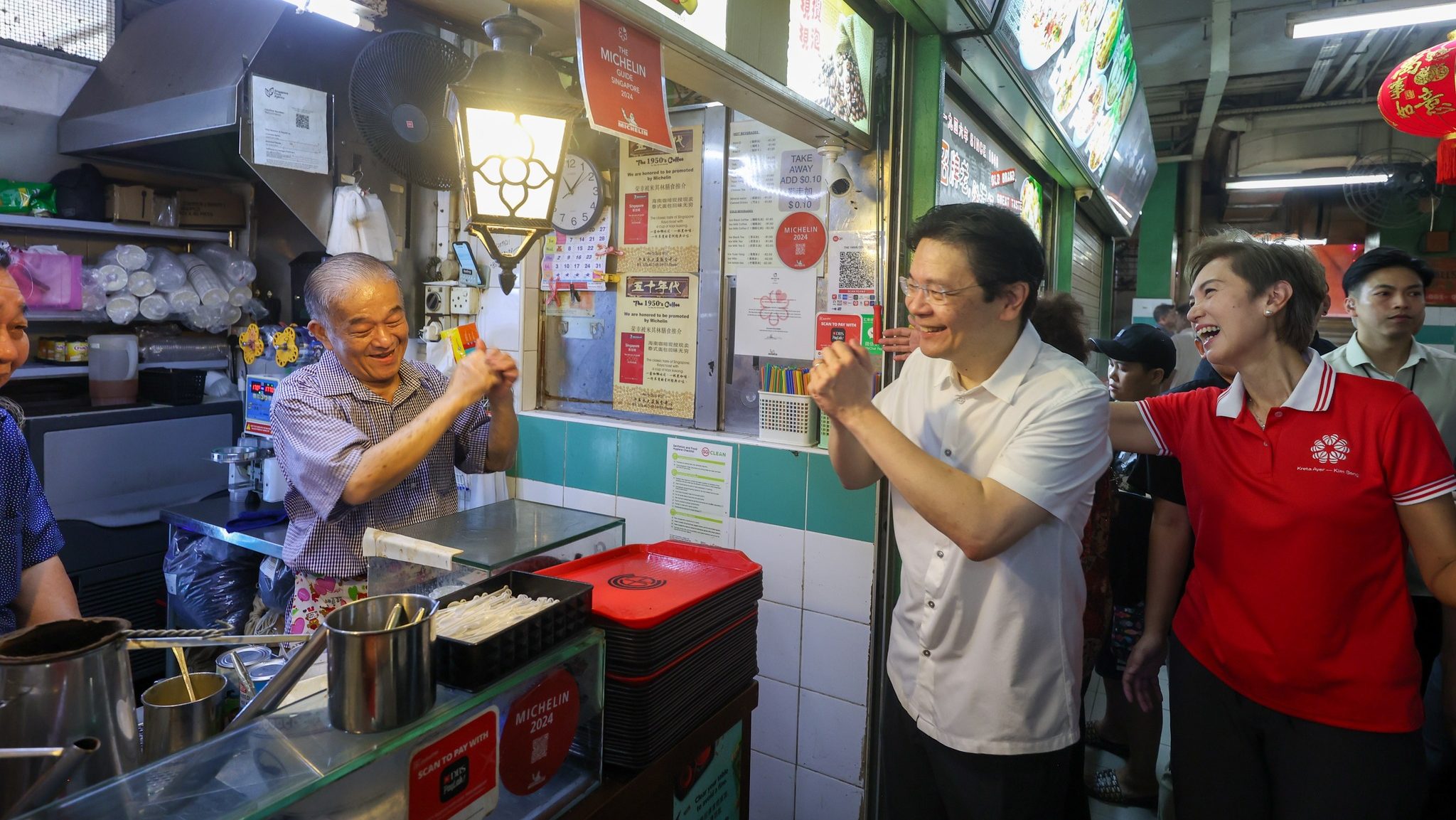 Prime Minister Lawrence Wong new year visit to Jalan Besar GRC