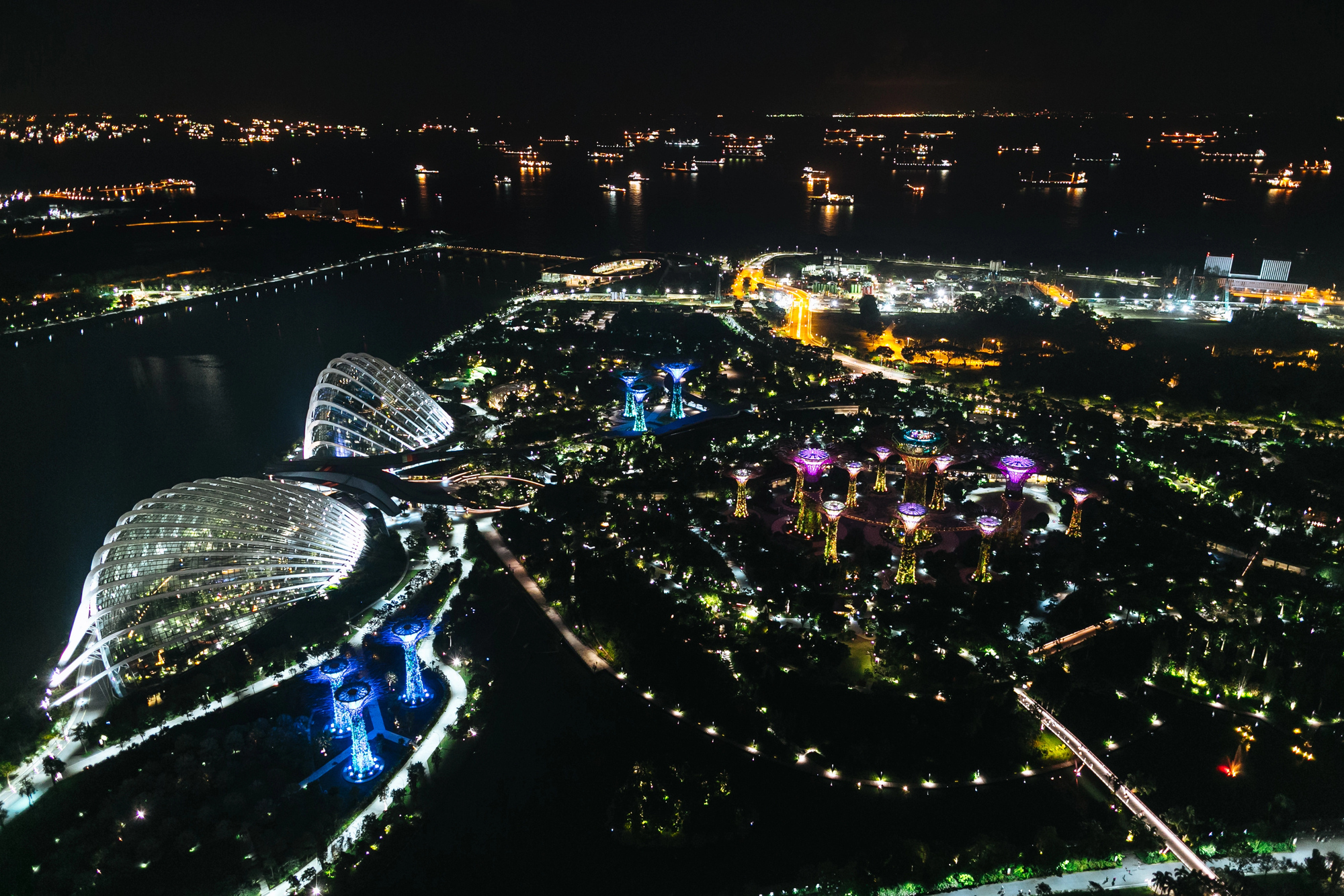 Singapore at night