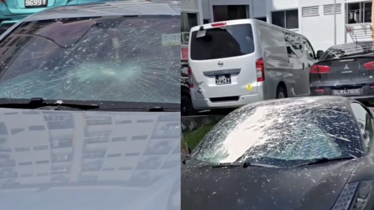 Whye TikToker draws attention to vandalized luxury cars at Teck Whye Lane ...