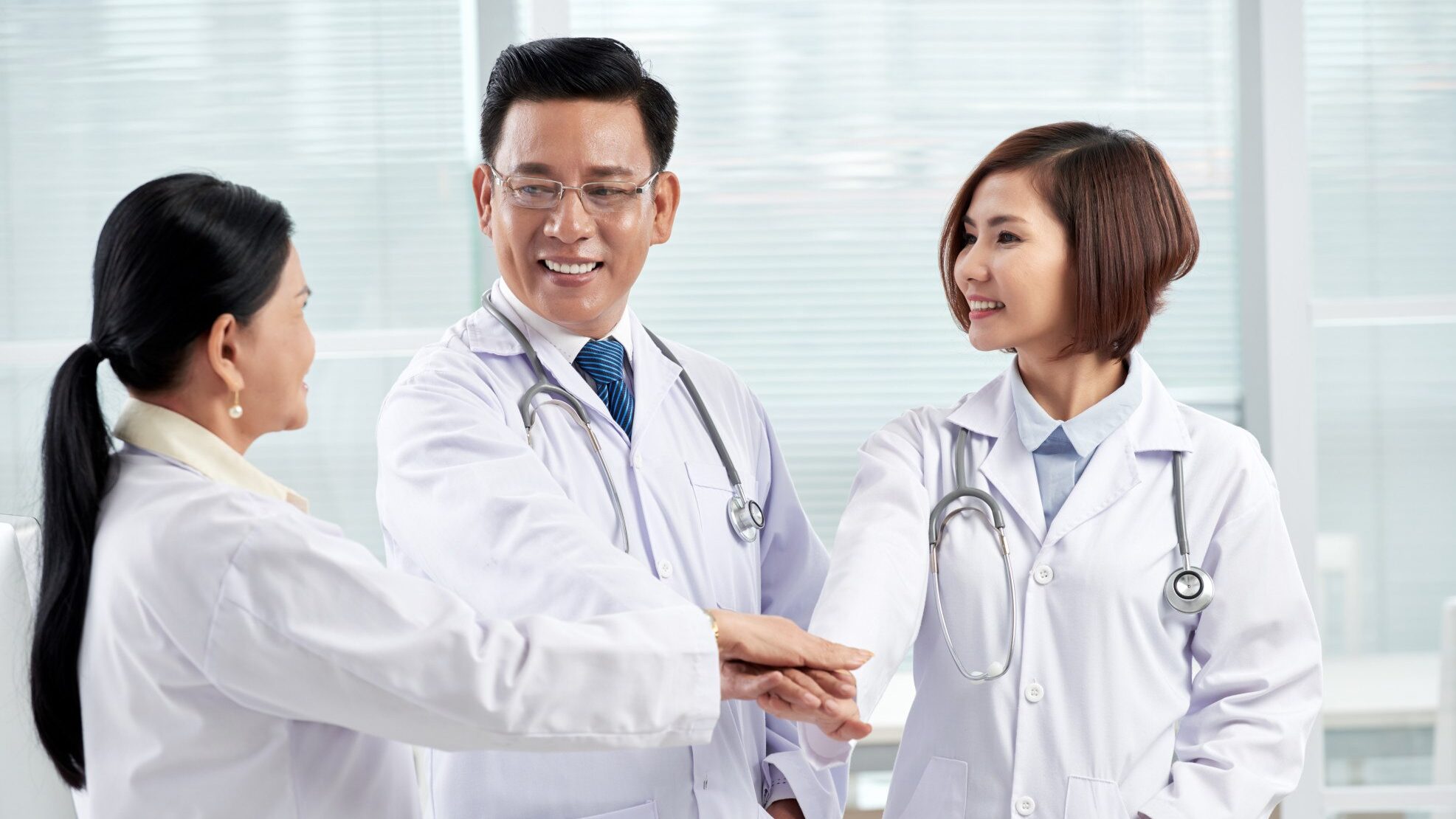 Doctors symbolizing teamwork