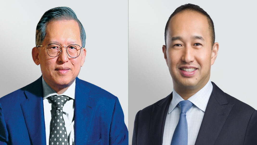 CDL executive chairman Kwek Leng Beng and CDL group chief executive officer Sherman Kwek