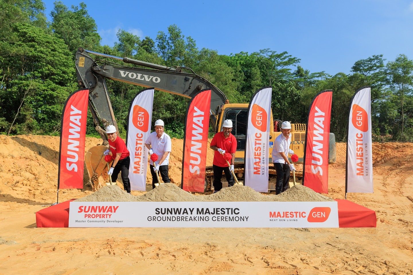 Sunway Property and Majestic Gen break ground on RM4 billion Johor project near CIQ and RTS link