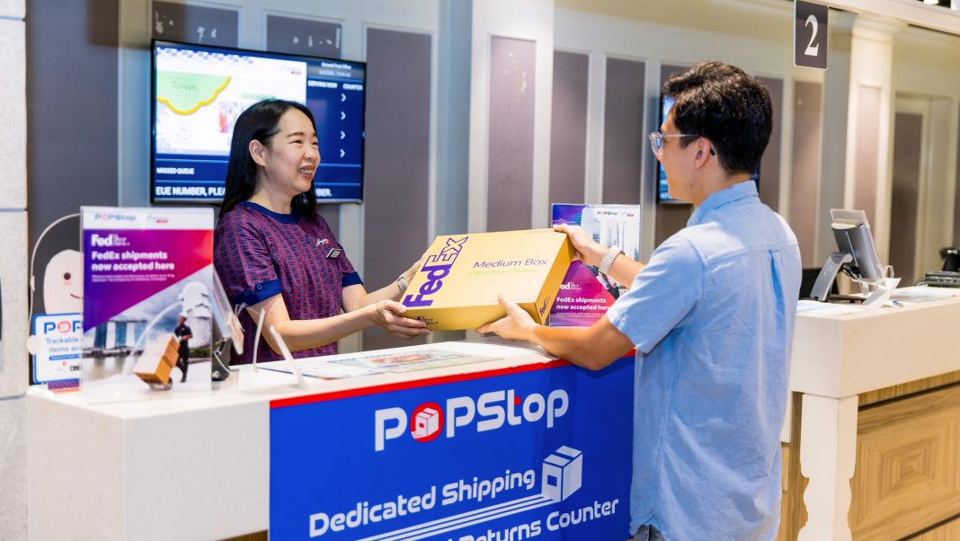 SingPost and FedEx collaboration for FedEx parcel drop-off services at all SingPost post offices and POPStop@Tampines MRT