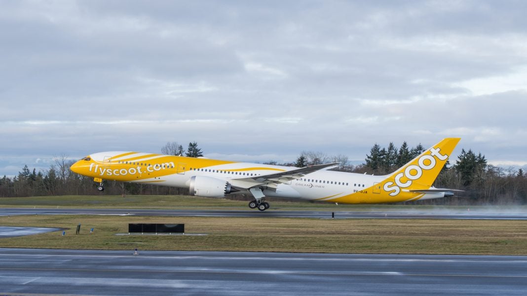Scoot 787 take off