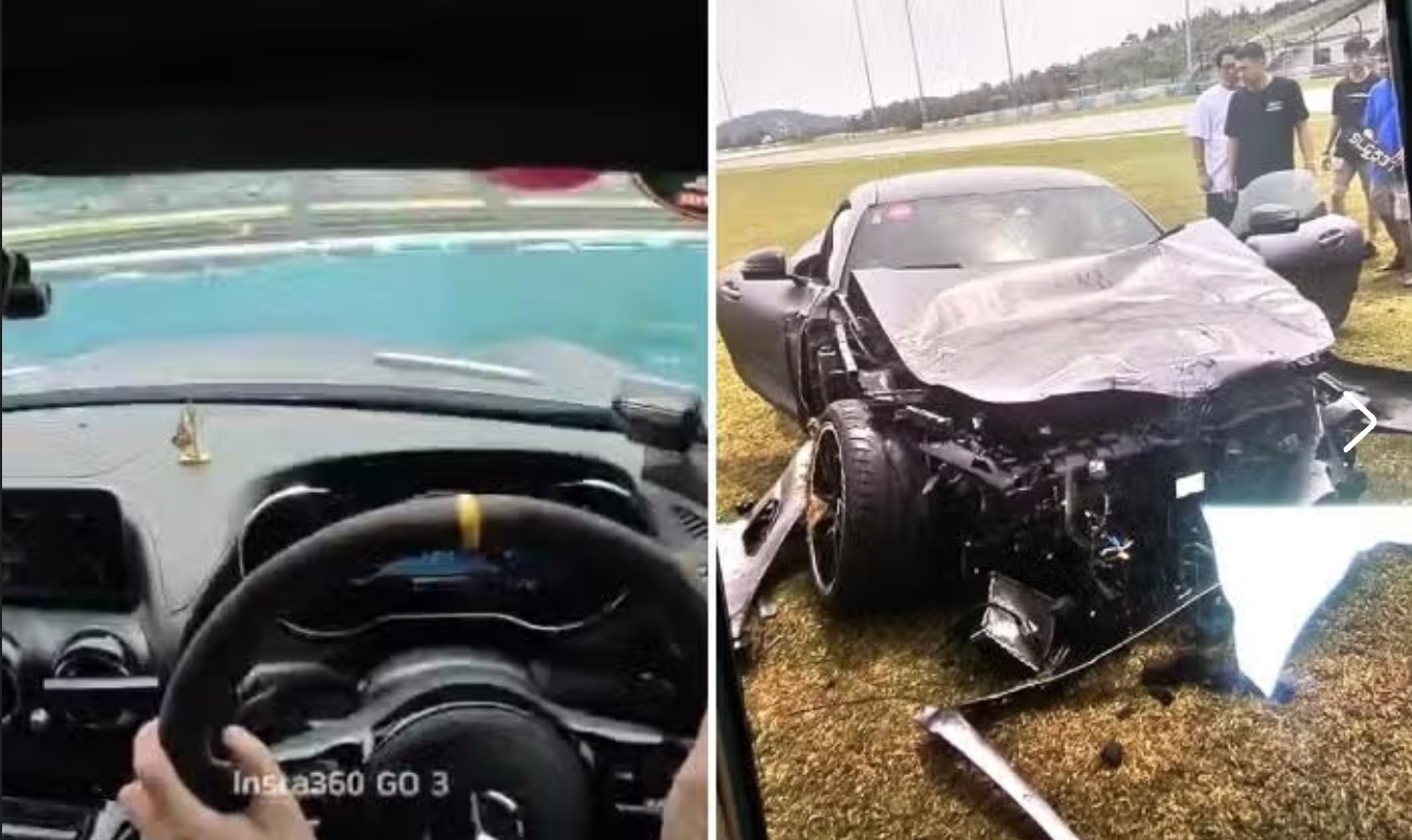 Singapore-registered Mercedes crashes at 229km/h in Sepang: 'There’s no brake' — driver heard shouting before impact