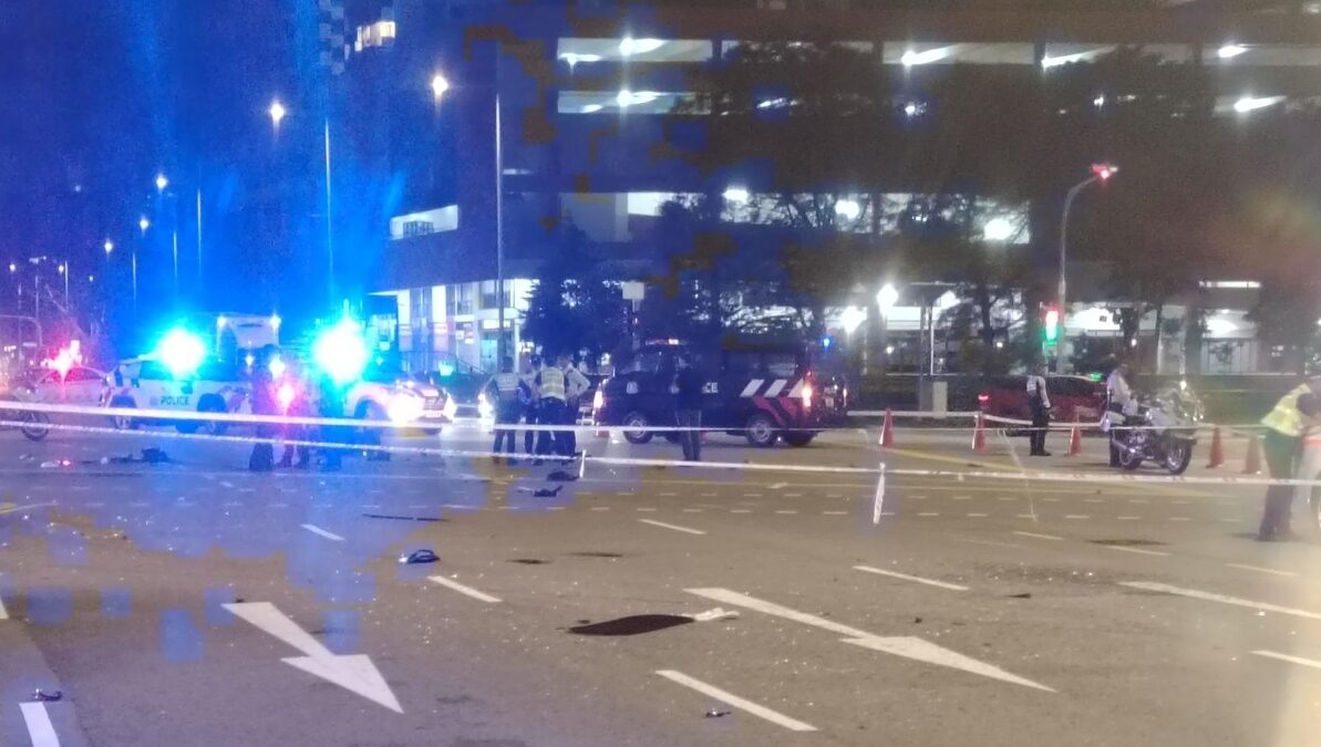 20-year-old motorcyclist dies in Geylang car crash, after running red ...