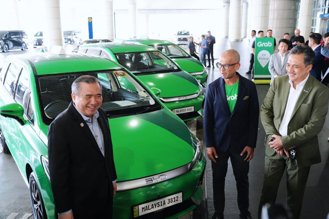 KL International Airport's new BYD EV cars